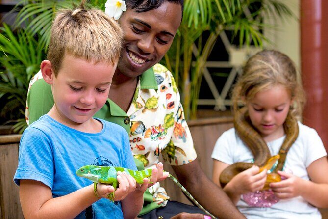 Admission + 2x Zip Line + Unlimited Water Slide Rides - Medicinal and traditional plant displays in the forest canopy