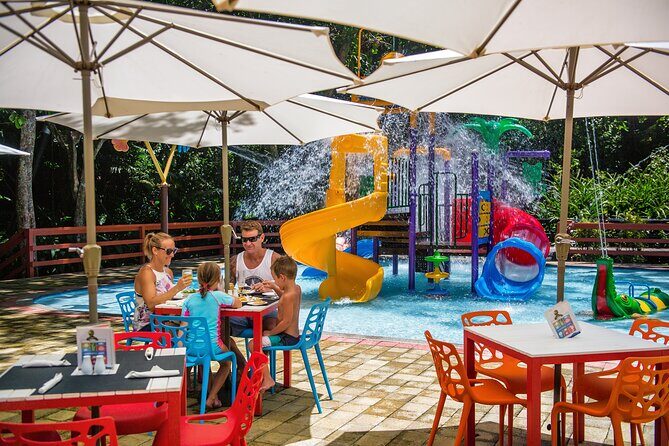 Admission + 2x Zip Line + Unlimited Water Slide Rides - 300m roller-coaster zip line: weight limits and where it gets real