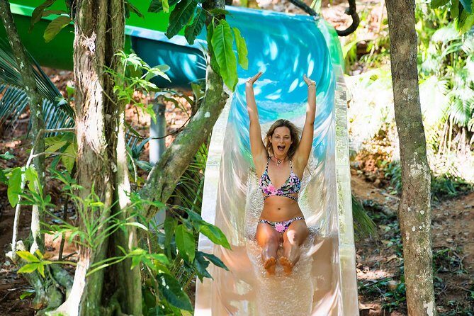 Admission + 2x Zip Line + Unlimited Water Slide Rides - What you’re really buying: admission plus unlimited slide time and zip line thrills