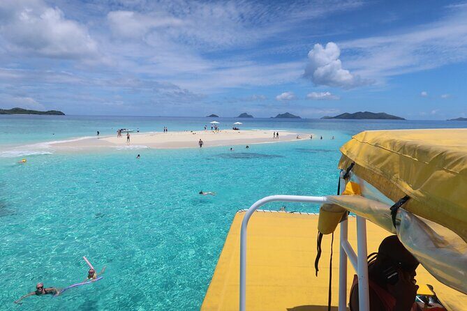 Cruisin Fiji: Authentic Fijian Day Cruise – Best Day in Fiji - Stop 1: Mana Sand Bar for sandbar snorkeling and easy swimming