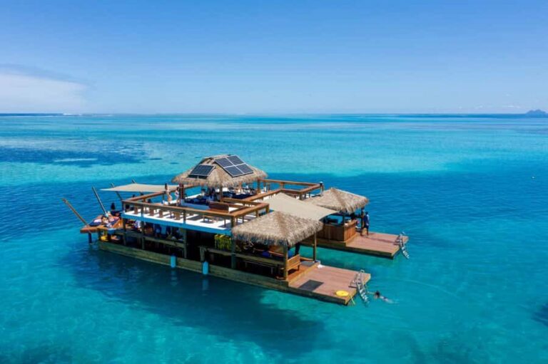 Fiji: Cloud 9 Floating Bar and Pizzeria Day Trip - Getting There: Port Denarau Marina to the Mamanuca Islands