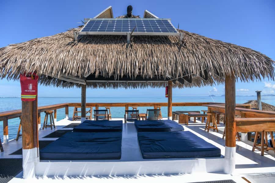 Fiji: Cloud 9 Floating Bar and Pizzeria Day Trip - Staff Makes It Better: Ruben and Effeny as Proof Points