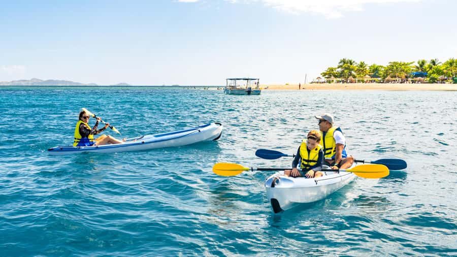Fiji: South Sea Island Full Day Trip with Lunch & Drinks - Reef time your way: snorkeling, non-motorized water sports, and the semi-submersible viewer