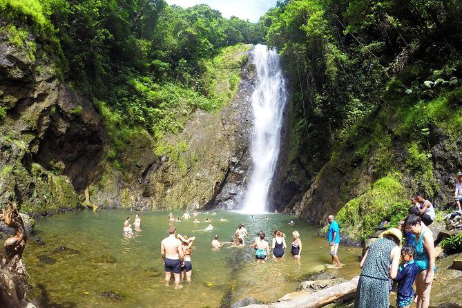 Jewel Of Fiji incl Fijian Village, waterfall & Lunch(Nadi Hotels) - Magic Waterfall swim: cold water, big satisfaction