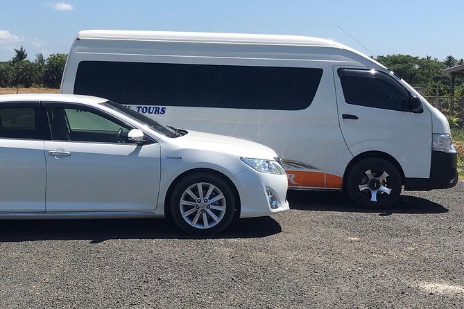 Private Departure Transfer :Shangri La Fijian Resort to Nadi Airport or Denarau - Brand-New Vehicles and Help Getting Settled