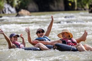 River Tubing Fiji, Navua River - Waterfall Swim Stop: Where the Day Gets Cooler and Cleaner