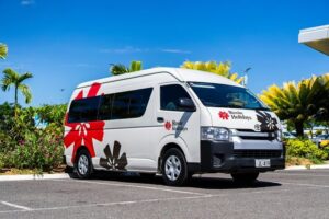 Shared Departure Transfer : Hotel to Airport - The Ride: Air-Conditioned Comfort Plus Free Wi‑Fi